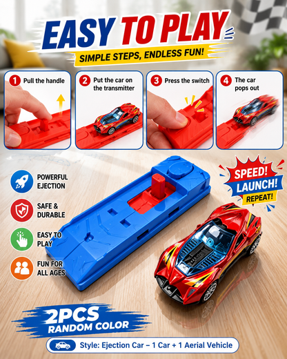 Catapult toy car