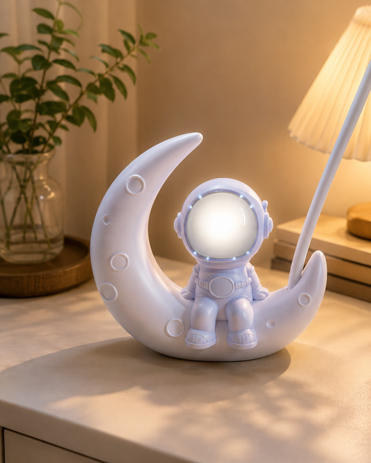 Astronaut moon lamp